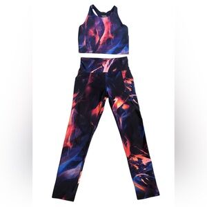Girls Multicolor Activewear Set